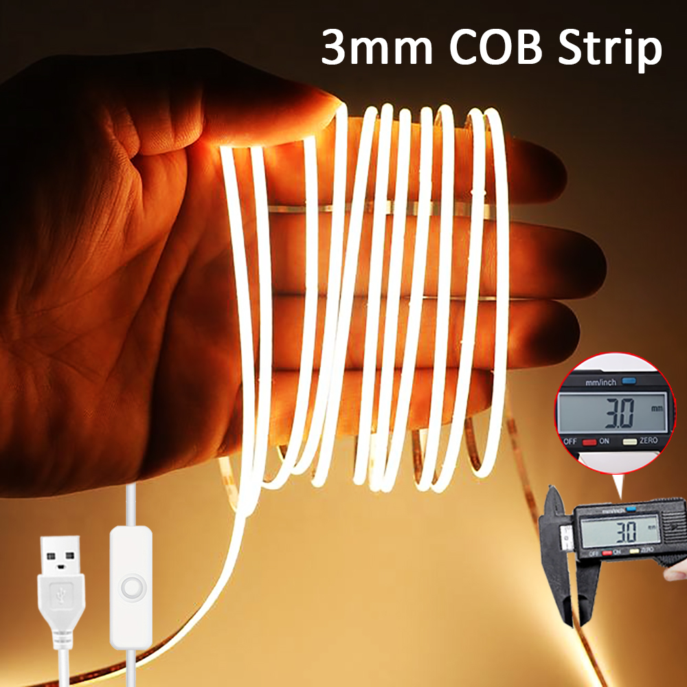 Decor Lighting Hours - Fita LED COB Ultra Fina de