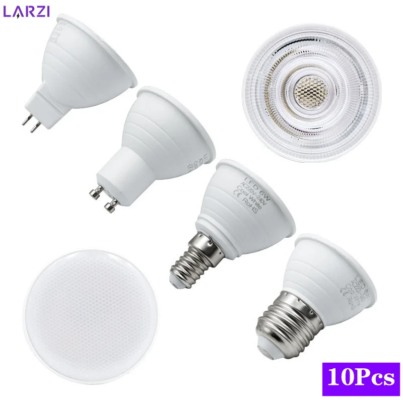 Decor Lighting Hours - 10 Lâmpadas LED E27/E14 MR16 GU10