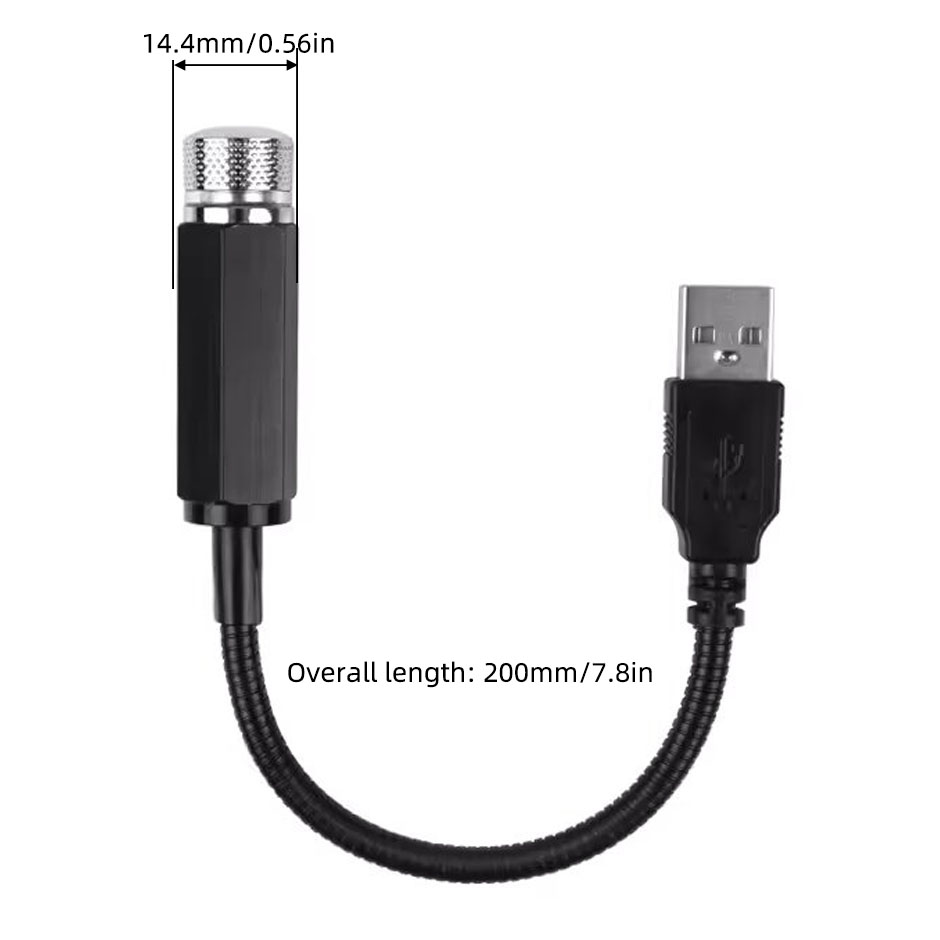 Star Projector Night - Luz Noturna LED Mini USB 5V