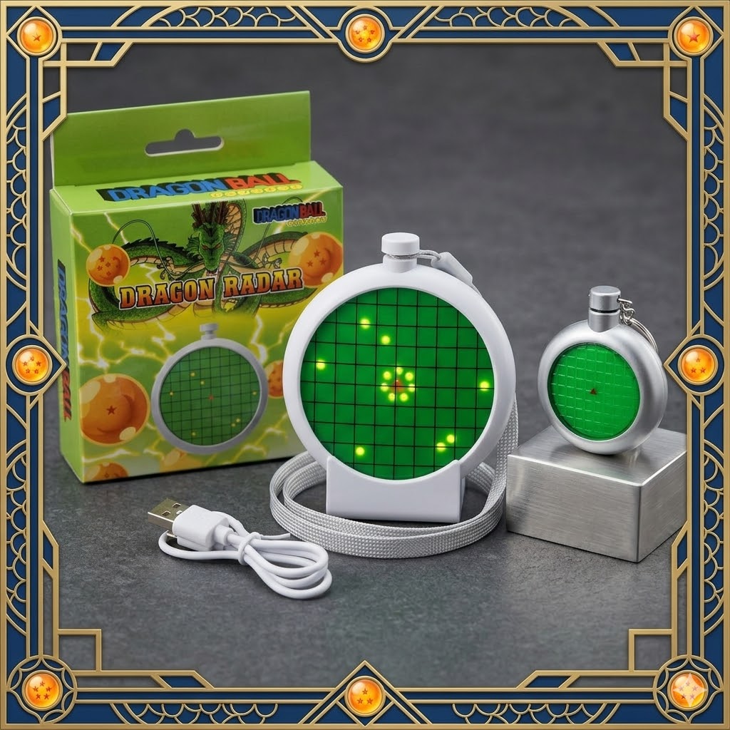 Pendant Light Shade - Chaveiro de Radar Dragon Ball com