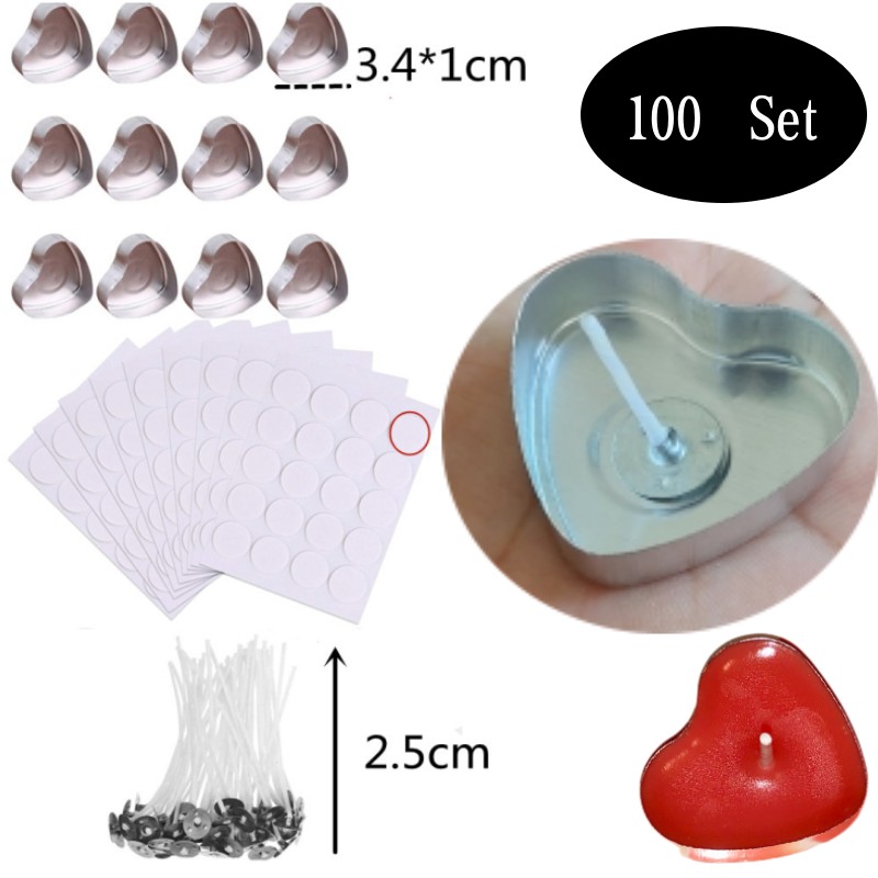 100 conjuntos em forma de cora - Candle Holder Set avaliação e preço