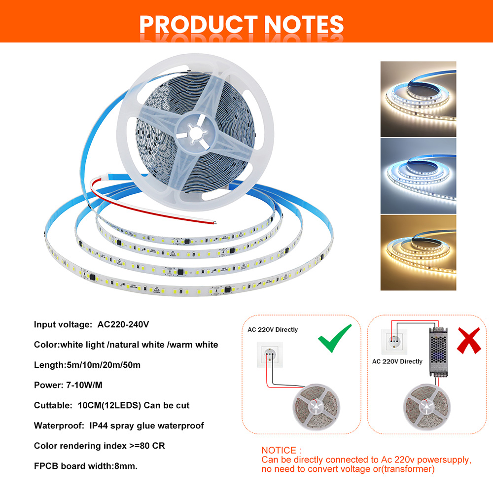 Impermeável LED Strip Light, F - Decor Lighting Hours avaliação e preço