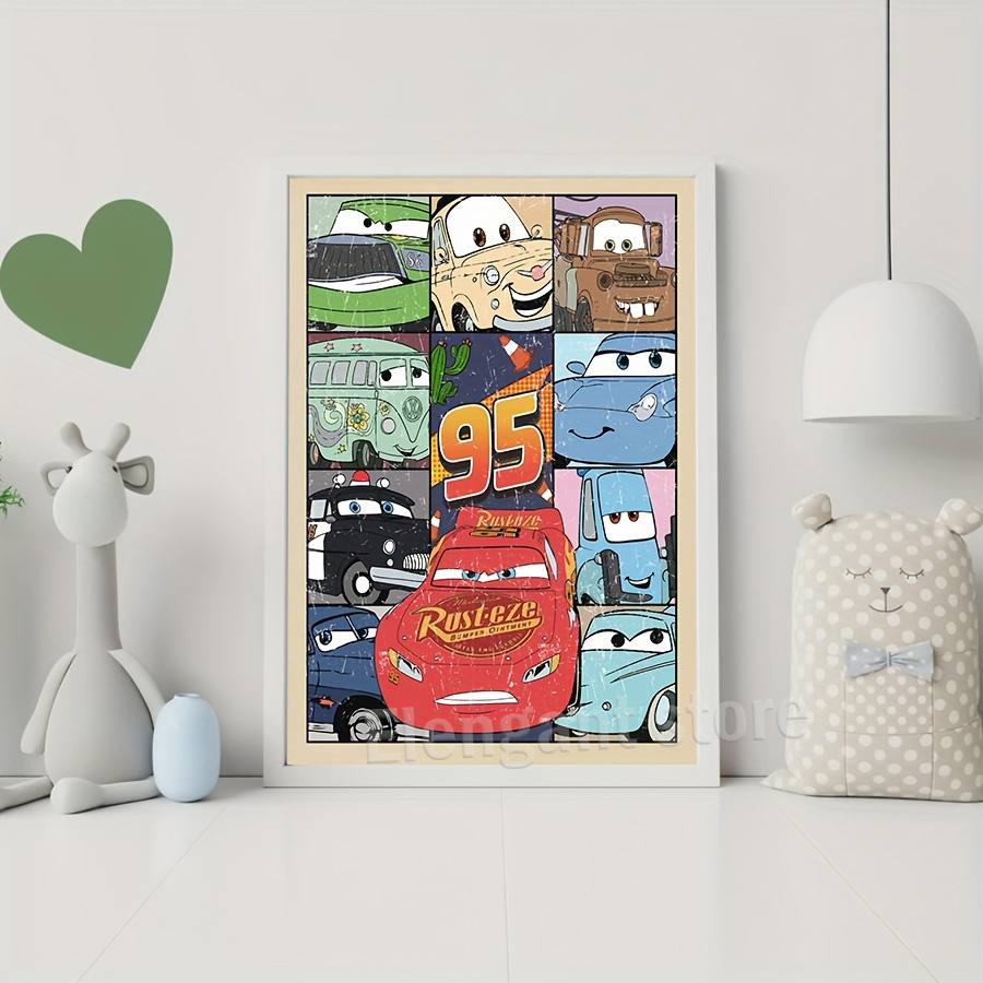 Pôsteres de Personagens do Fil - Lighting Mcqueen Decor avaliação e preço