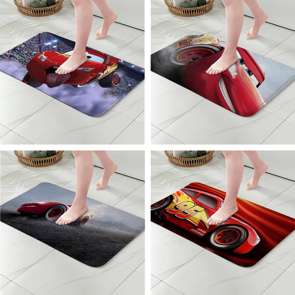 Tapete Antiderrapante para Ban - Lighting Mcqueen Decor avaliação e preço