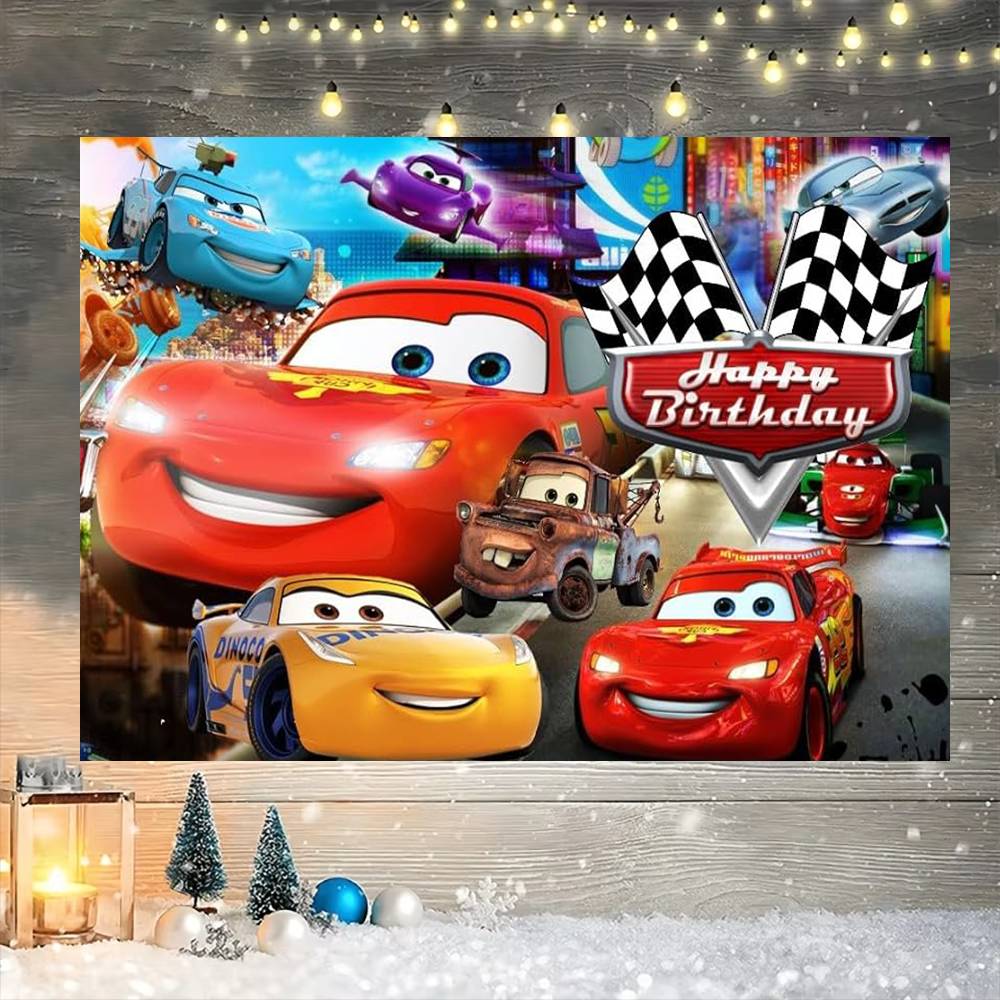 Decorações de Festa Carros do  - Lighting Mcqueen Decor avaliação e preço
