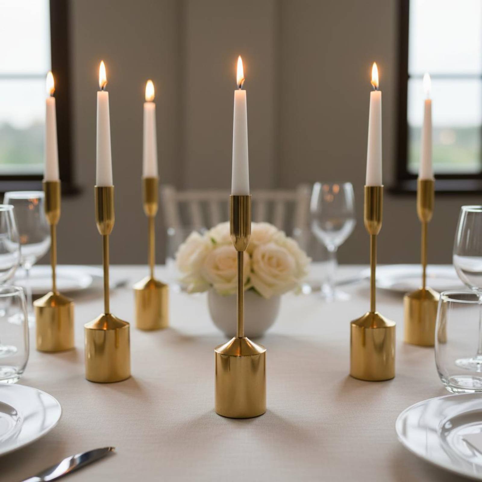 Conjunto de 6 Castiçais de Met - Candle Holder Set avaliação e preço