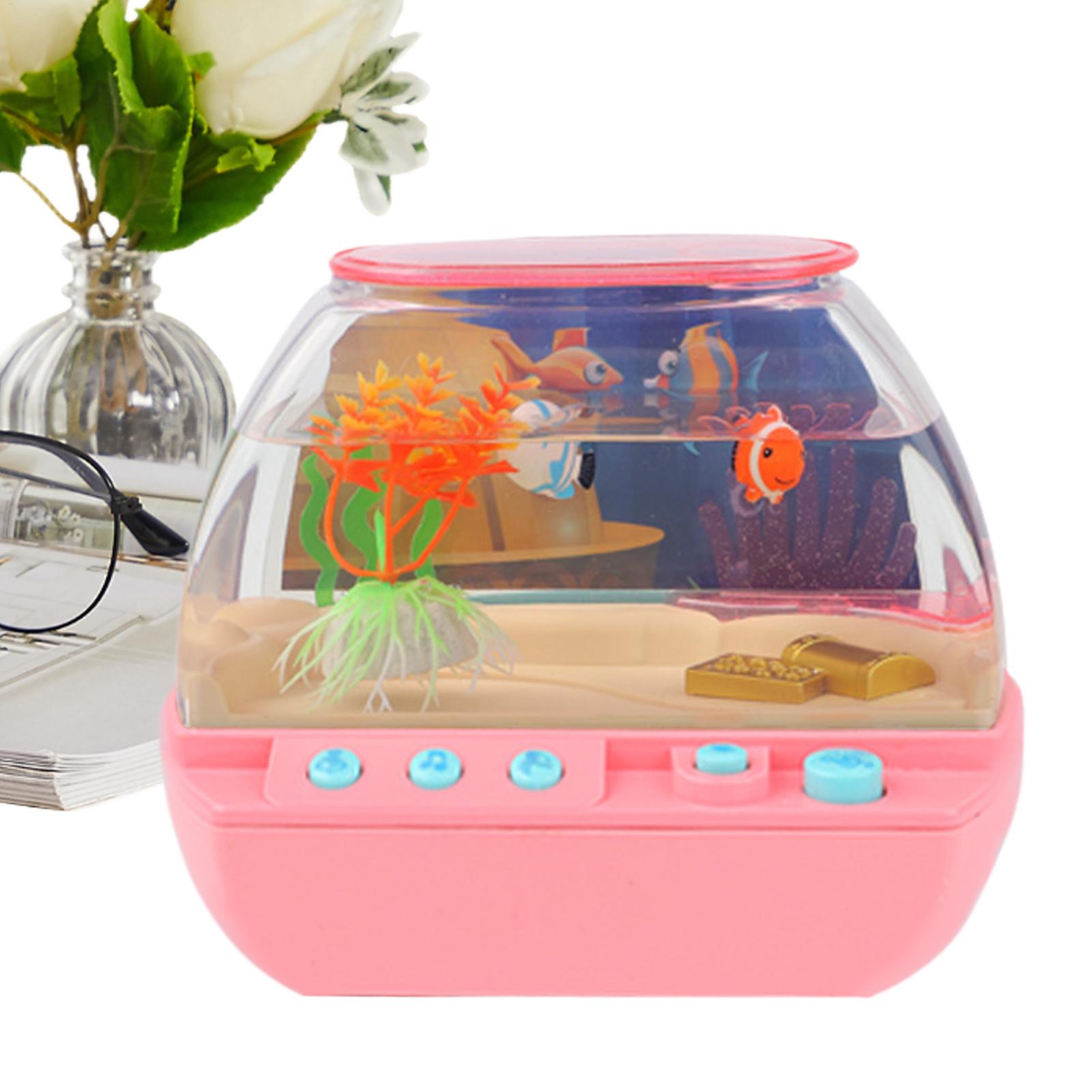 Aquário de Brinquedo com Músic - Lighting Decor For Room avaliação e preço