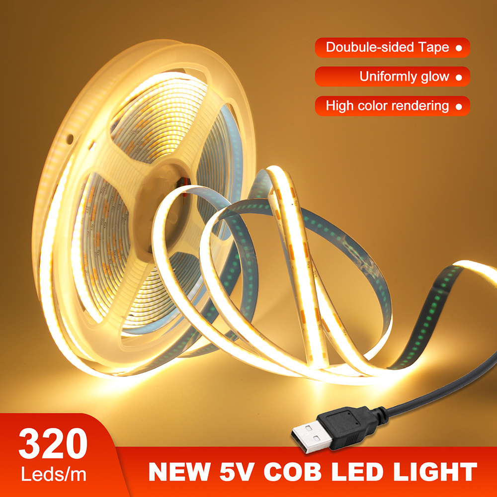 Fita de LED COB DC 5V 320 LEDs - Decor Lighting Hours avaliação e preço