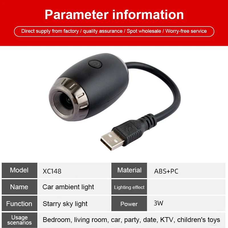 Luz de Teto para Carro, Projet - Star Projector Night avaliação e preço
