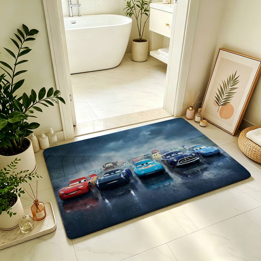 Tapete Antiderrapante de Anime - Lighting Mcqueen Decor avaliação e preço