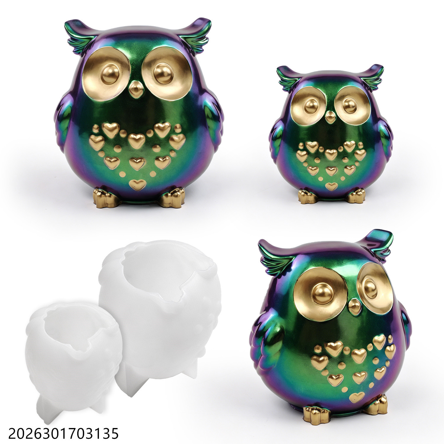Molde de Silicone Coruja 3D em - Candle Holder Set avaliação e preço
